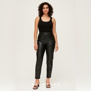 Aritzia Black High-Waisted Pants